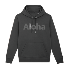 Lade das Bild in den Galerie-Viewer, Hoodie ALOHA unisex schwarz
