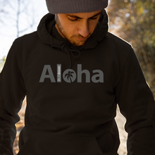 Lade das Bild in den Galerie-Viewer, Hoodie ALOHA unisex schwarz
